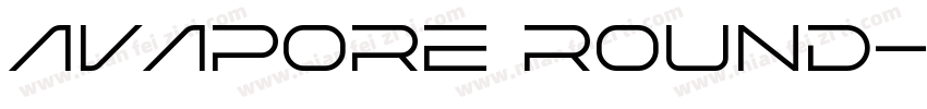 Avapore Round字体转换